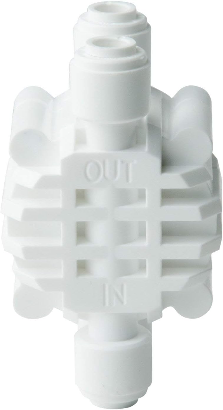 iSpring AAS2 Reverse Osmosis Water Filter Automatic Shut Off Valve Quick Connect, Whilte - Image 1